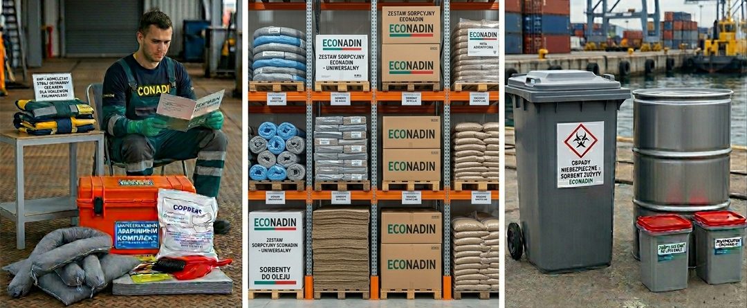 okładka artykułu Normy BHP Sorbenty: Przewodnik po Bezpieczeństwie